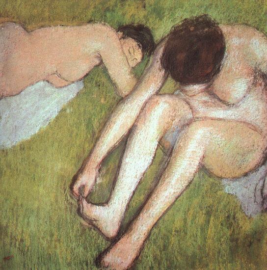 Edgar Degas Bathers on the Grass